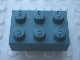 Lot ID: 232307168  Part No: Mx1132L  Name: Modulex, Brick 2 x 3 (Lego on studs)