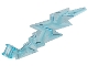 Lego part: Wave Angular Single with Axle Hole End (Lightning Bolt)