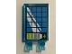 Part No: 30350bpb109  Name: Tile, Modified 2 x 3 with 2 Clips with Solar Panel and Battery Power Indicator Pattern (Sticker) - Set 41307