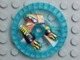 Part No: 32358pb01  Name: Technic, Disk 5 x 5 with Flame RoboRider Talisman Wheel Pattern