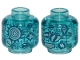 Lego part: Minifigure, Head without Face with Systar System Stellar Map Pattern