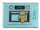 Part No: 4533pb022  Name: Container, Cupboard 2 x 3 x 2 Door with Oven, Glove, and '6:00' Pattern (Sticker) - Set 41401