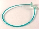 Part No: 46589c03  Name: Clikits Cord, Jelly String 168mm with 2 Trans-Aqua Caps Top Attachment