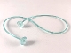 Part No: 46826  Name: Clikits Cord, Jelly String with 2 Trans-Aqua Caps - 240mm - Top Attachment