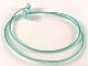 Part No: 46827c03  Name: Clikits Cord, Jelly String 384mm with 2 Trans-Aqua Caps Top Attachment