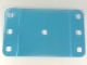 Part No: 46860  Name: Clikits Plastic, Rectangle 8 1/2 x 14 1/8 with Rounded Corners and 7 Holes