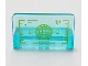 Part No: 4865pb084  Name: Panel 1 x 2 x 1 with Lime Head-Up Display (HUD) with Wire Frame Globe Pattern (Sticker) - Set 76023