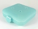 Part No: 48794  Name: Clikits Container, Square Box with 4 Holes - Hinged