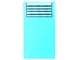 Part No: 57895pb118  Name: Glass for Window 1 x 4 x 6 with White Venetian Blinds Pattern (Sticker) - Set 41394
