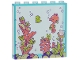 Part No: 59349pb413 Name: Panel 1 x 6 x 5 with Wall Panel with Lime, Coral, and Tan Coral and Kitty Sea Life Pattern Part No: 59349pb413 Name: Panel 1 x 6 x 5 with Wall Panel with Lime, Coral, and Tan Coral and Kitty Sea Life Pattern
