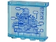 Part No: 60581pb225  Name: Panel 1 x 4 x 3 with Side Supports - Hollow Studs with Digital Screen Map of City of Lanterns Pattern (Sticker) - Set 80036