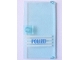 Part No: 60616pb005  Name: Door 1 x 4 x 6 with Stud Handle with 'POLIZEI' Blue on White Stripes Pattern (Sticker) - Set 7744