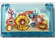 Part No: 64453pb013  Name: Windscreen 1 x 6 x 3 with Fish Tank with Diving Helmet and Treasure Chest Pattern (Sticker) - Set 41720