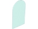 Lego part: Glass for Door Frame 1 x 6 x 7 Arched with Notches and Rounded Pillars