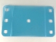 Part No: clikits067  Name: Clikits Plastic, Rectangle 8 1/2 x 14 1/8 with Rounded Corners and 7 Holes