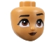 Lot ID: 405709653  Part No: 101796  Name: Mini Doll, Head Friends with Black Eyebrows, Left Raised, Reddish Brown Eyes and Lips, and Smirk Pattern (Moana)
