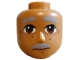 Part No: 110380 Name: Mini Doll, Head Friends Male Large with Light Bluish Gray Thick Eyebrows and Moustache, Reddish Brown Eyes, Chin Dimple, Age Spots and Wrinkles, Neutral Pattern Part No: 110380 Name: Mini Doll, Head Friends Male Large with Light Bluish Gray Thick Eyebrows and Moustache, Reddish Brown Eyes, Chin Dimple, Age Spots and Wrinkles, Neutral Pattern