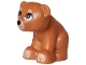 Part No: 14732pb06 Name: Bear, Friends Style, Baby Cub, Sitting with Black Nose, Tan Eyebrows, Paws and Muzzle Pattern Part No: 14732pb06 Name: Bear, Friends Style, Baby Cub, Sitting with Black Nose, Tan Eyebrows, Paws and Muzzle Pattern