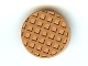 Part No: 14769pb023  Name: Tile, Round 2 x 2 with Bottom Stud Holder with Waffle Pattern