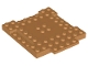 Part No: 15624  Name: Brick, Modified 8 x 8 x 2/3 with 1 x 4 Indentations and 1 x 4 Plate