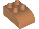 Part No: 2302  Name: Duplo, Brick 2 x 3 Slope Curved