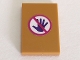 Part No: 26603pb061  Name: Tile 2 x 3 with Dark Purple Hand and Magenta Do Not Touch Pattern (Sticker) - Set 41335
