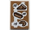 Part No: 26603pb164  Name: Tile 2 x 3 with Menu, '3$', Pizza Slice, Hot Dog, '2$', '1$', Croissant Pattern (Sticker) - Set 70425