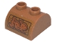 Part No: 30165pb09 Name: Slope, Curved 2 x 2 Double with 2 Hollow Studs with Wood Grain and Rabbit Pattern (Sticker) - Set 43242 Part No: 30165pb09 Name: Slope, Curved 2 x 2 Double with 2 Hollow Studs with Wood Grain and Rabbit Pattern (Sticker) - Set 43242