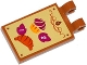 Part No: 30350bpb012  Name: Tile, Modified 2 x 3 with 2 Clips with Muffin, Croissant and Prices Pattern (Sticker) - Set 41074