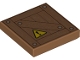 Lot ID: 377032872  Part No: 3068pb1191  Name: Tile 2 x 2 with Crate and Yellow Warning Triangle Pattern