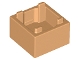 Part No: 35700  Name: Container, Box 2 x 2 x 1 - Top Opening