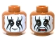 Part No: 3626cpb0944  Name: Minifigure, Head Dual Sided Face Paint, Smile / Mouth Open Scared Pattern (Tonto) - Hollow Stud