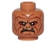 Part No: 3626cpb2489  Name: Minifigure, Head Alien with SW Klatooinian Raider Pattern - Hollow Stud