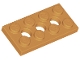 Part No: 3709  Name: Technic, Plate 2 x 4 with 3 Holes