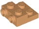Part No: 4304  Name: Plate, Modified 2 x 2 x 2/3 with 2 Studs on Side - Hollow Bottom Tube