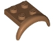 Part No: 49097  Name: Vehicle, Mudguard 3 x 3 x 1 with Arch Round