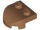 Part No: 7037  Name: Brick, Round 2 x 2 x 2/3 Half Circle Extended with 2 Studs and Curved Top