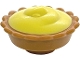 Part No: 7060pb01  Name: Pie with Molded Bright Light Yellow Cream Filling with Tall Peak Pattern