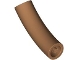 Part No: 7324  Name: Brick, Round Tube 1 x 1 d. 45 degrees Elbow Macaroni Half - Axle Hole