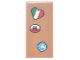 Part No: 87079pb0903  Name: Tile 2 x 4 with Italian Flag Heart, Polish Flag Oval with 'PL', and Mountain Pattern (Sticker) - Sets 10271 / 77942