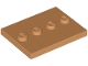 Part No: 88646  Name: Tile, Modified 3 x 4 with 4 Studs in Center