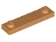 Part No: 92593  Name: Plate, Modified 1 x 4 with 2 Studs without Groove