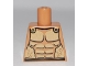 Part No: 973pb0721  Name: Torso Armor with Gold Plated Muscles Outline Pattern (Spartan)