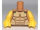 Part No: 973pb0721c01  Name: Torso Armor with Gold Plated Muscles Outline Pattern (Spartan) / Yellow Arms / Yellow Hands