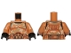 Part No: 973pb1831c01  Name: Torso SW Armor Camouflage Clone Trooper Pattern / Medium Nougat Arms / Black Hands