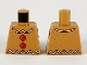 Part No: 973pb3670  Name: Torso White Icing and Red Buttons Pattern