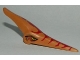 Part No: 98086pb01  Name: Dinosaur Head Pteranodon with Eyes and Dark Red Stripes Pattern