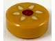 Part No: 98138pb101  Name: Tile, Round 1 x 1 with Chinese Almond Cookie Pattern