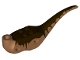 Part No: 98165c01pb08  Name: Dinosaur Body Raptor with Dark Brown Top Pattern