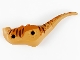 Part No: 98165c01pb15  Name: Dinosaur Body Raptor with Dark Orange Top and Dark Brown Stripes Pattern